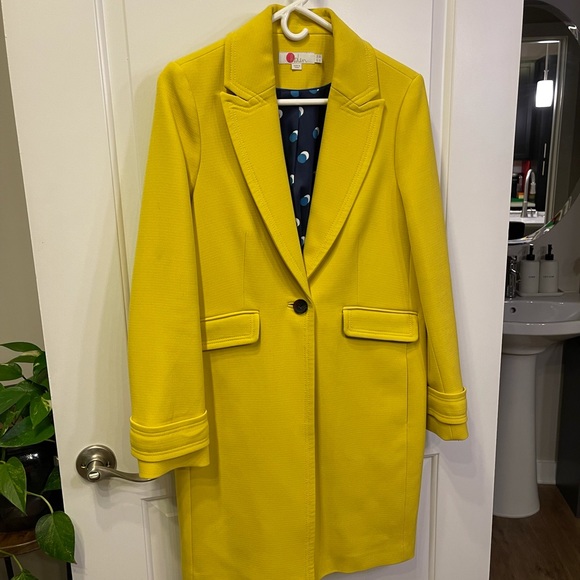 Boden Jackets & Blazers - Yellow Boden Coat in Size US 8R